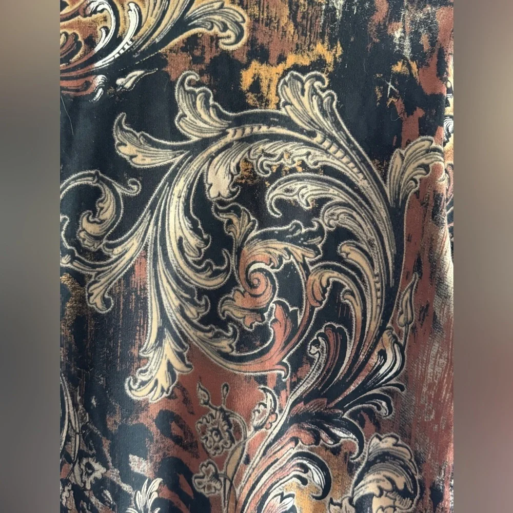 Vintage Y2K Jess & Jane Hoodie Floral Full Zip Sweatshirt Jacket Size Medium - Picture 4 of 10